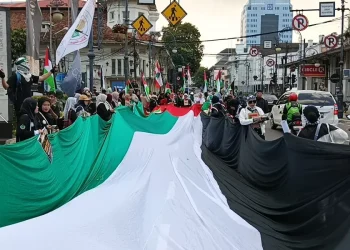 Aksi Bela Palestina di Bandung Warnai Peringatan Konferensi Asia Afrika